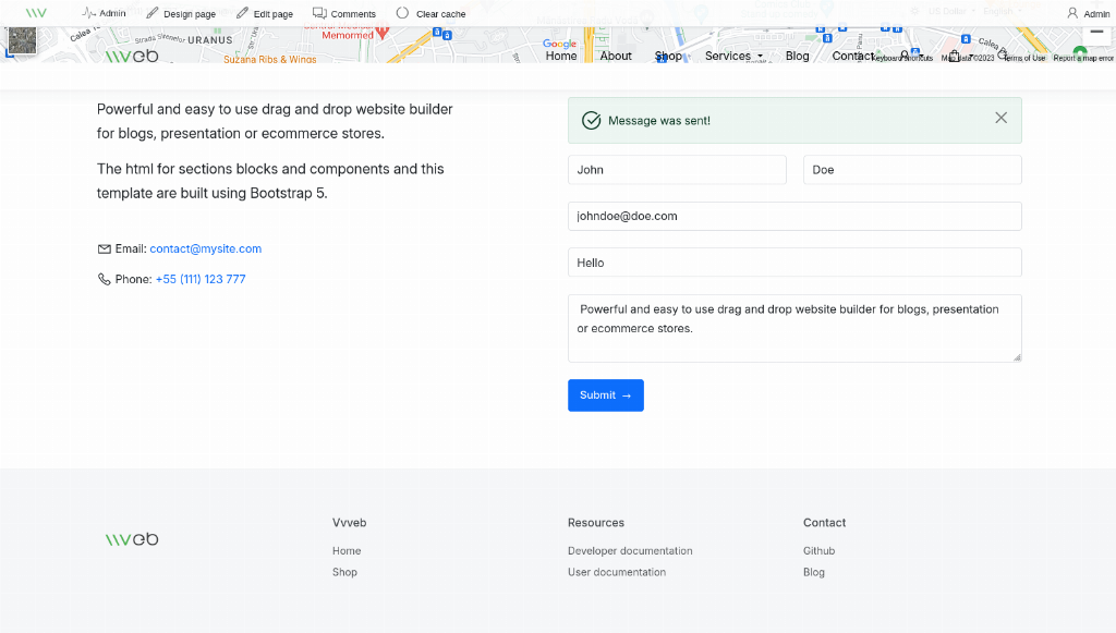 Contact form