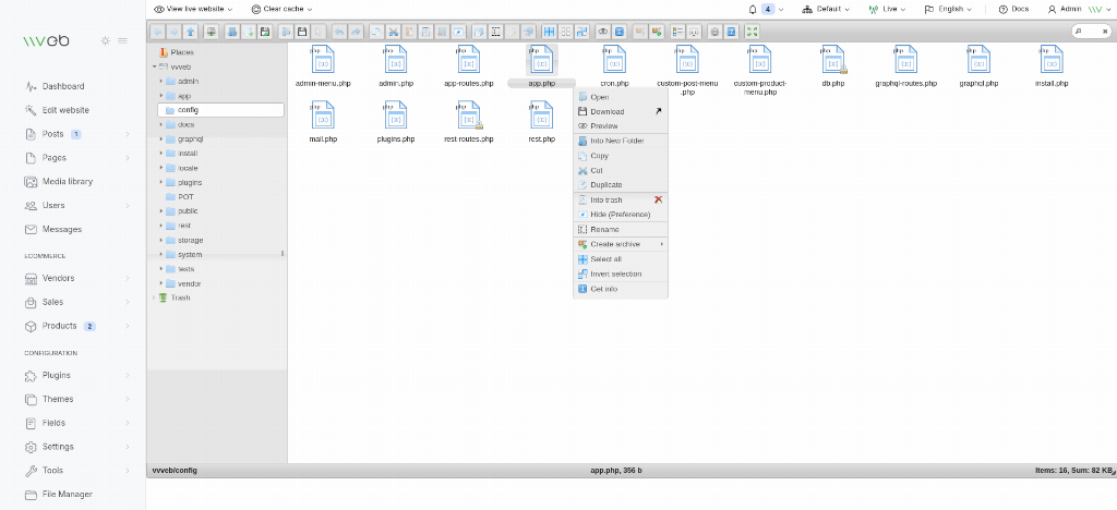 File manager
